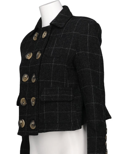 MELTON SHRUNKEN BLAZER WOVEN
