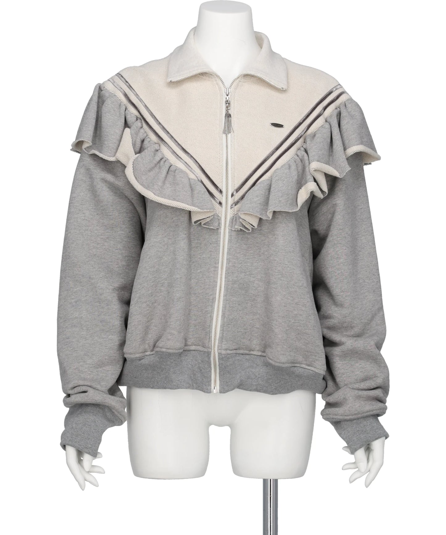 tanakadaisuke FRILL JERSEY TRACK JACKET