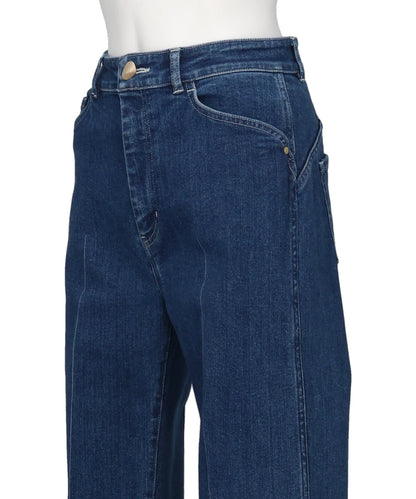 STRETCH STRAIGHT CUT JEANS