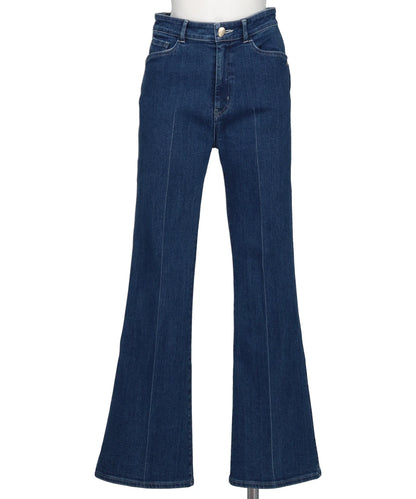 STRETCH CROPPED FLARE JEANS