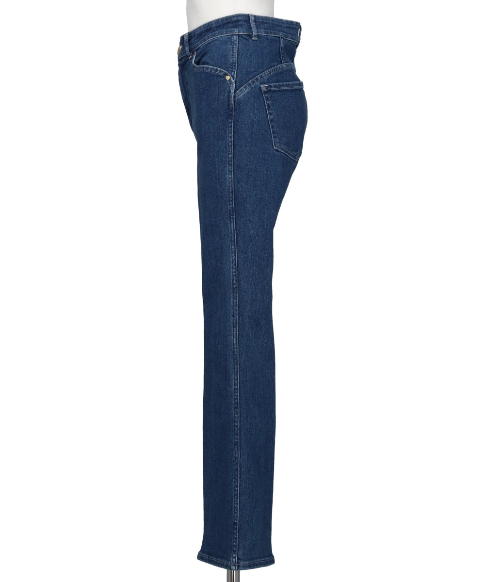 STRETCH CROPPED FLARE JEANS
