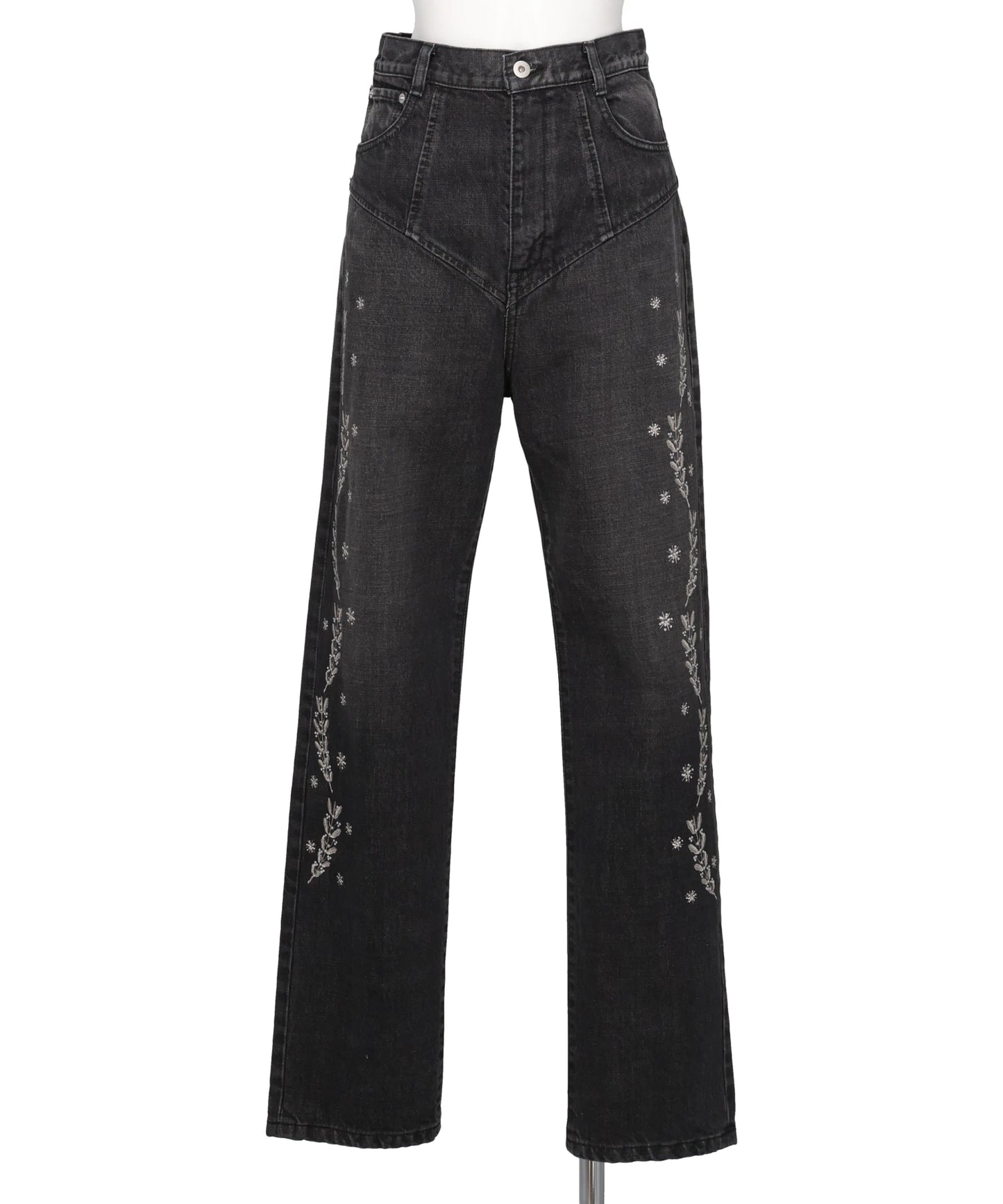FETICO(フェティコ) EMBROIDERED STRAIGHT JEANS