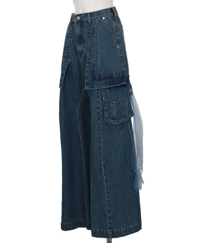 パンツ daichiogata wide denim pants daichiogata wide denim pants