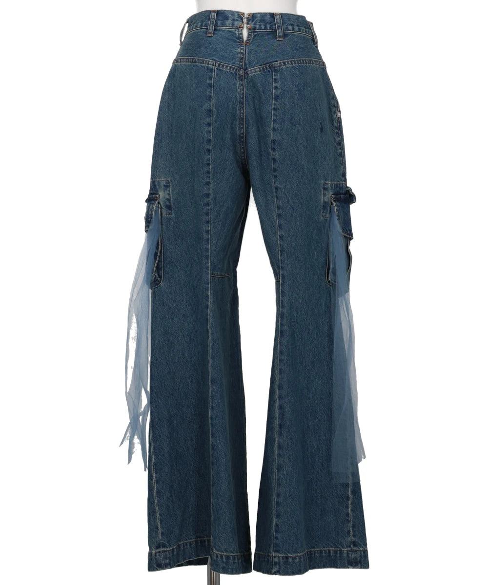 WIDE DENIM PANTS