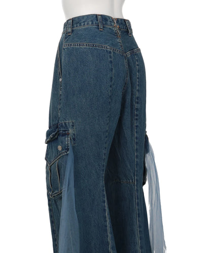 WIDE DENIM PANTS