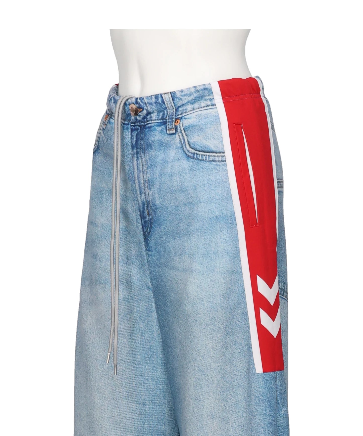 TRANSCRIPTION DENIM SWEAT TROUSER