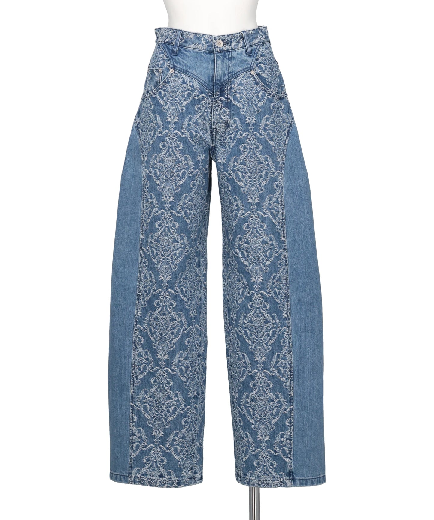 FETICO(フェティコ) 2026SS DAMASK-JACQUARD DENIM CURVE-FITHIGH-RISE JEANS FTC262-0601A