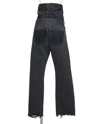 W WAIST DENIM PT GR