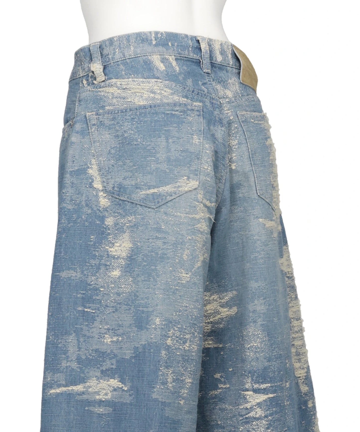 DENIM WIDE PANTS