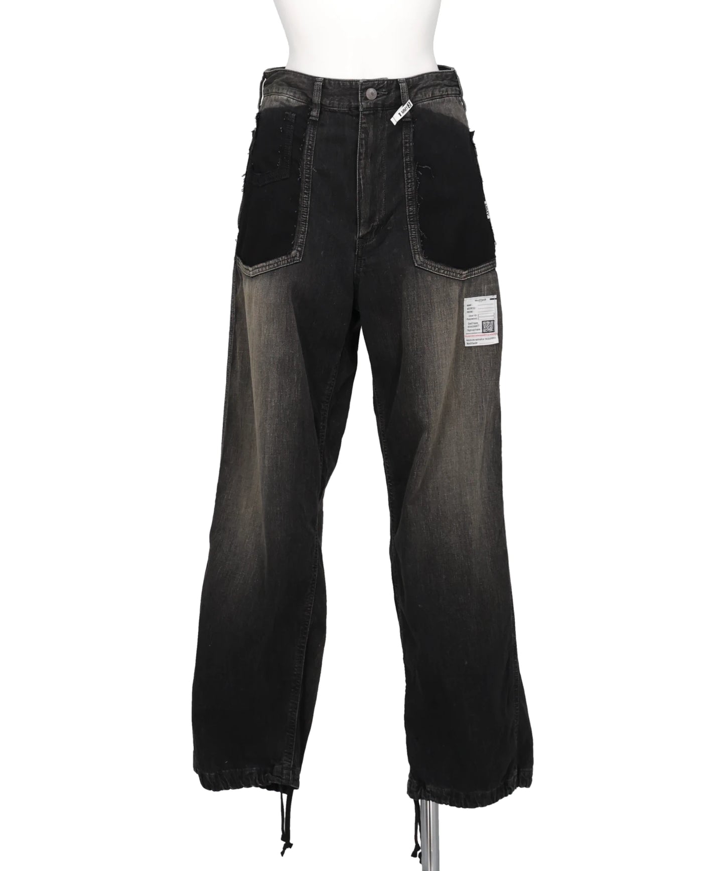 Maison MIHARA YASUHIRO(メゾンミハラヤスヒロ) 2026SS CUT OFF DENIM PANTS　K16PT321
