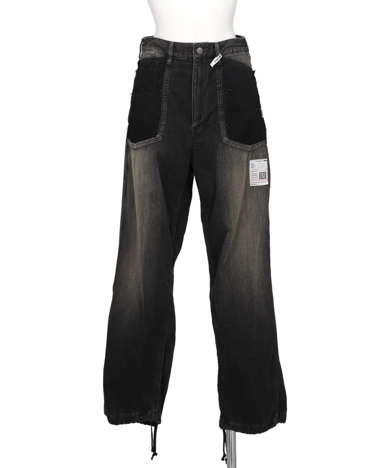 Maison MIHARA YASUHIRO(メゾンミハラヤスヒロ) 2026SS CUT OFF DENIM PANTS　K16PT321