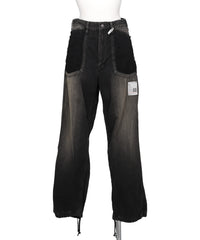 Maison MIHARA YASUHIRO(メゾンミハラヤスヒロ) 2026SS CUT OFF DENIM PANTS　K16PT321