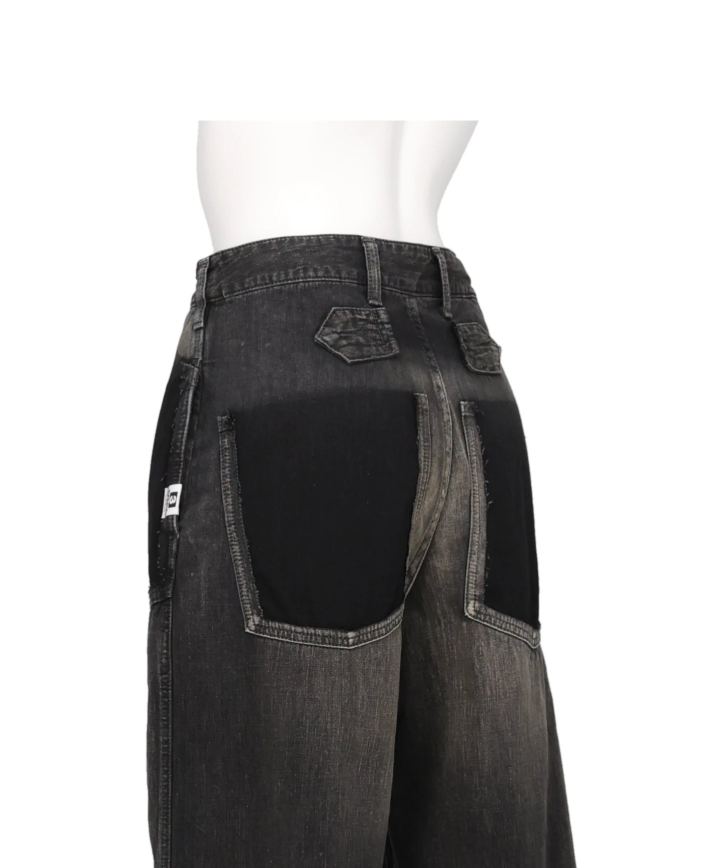 CUT OFF DENIM PANTS