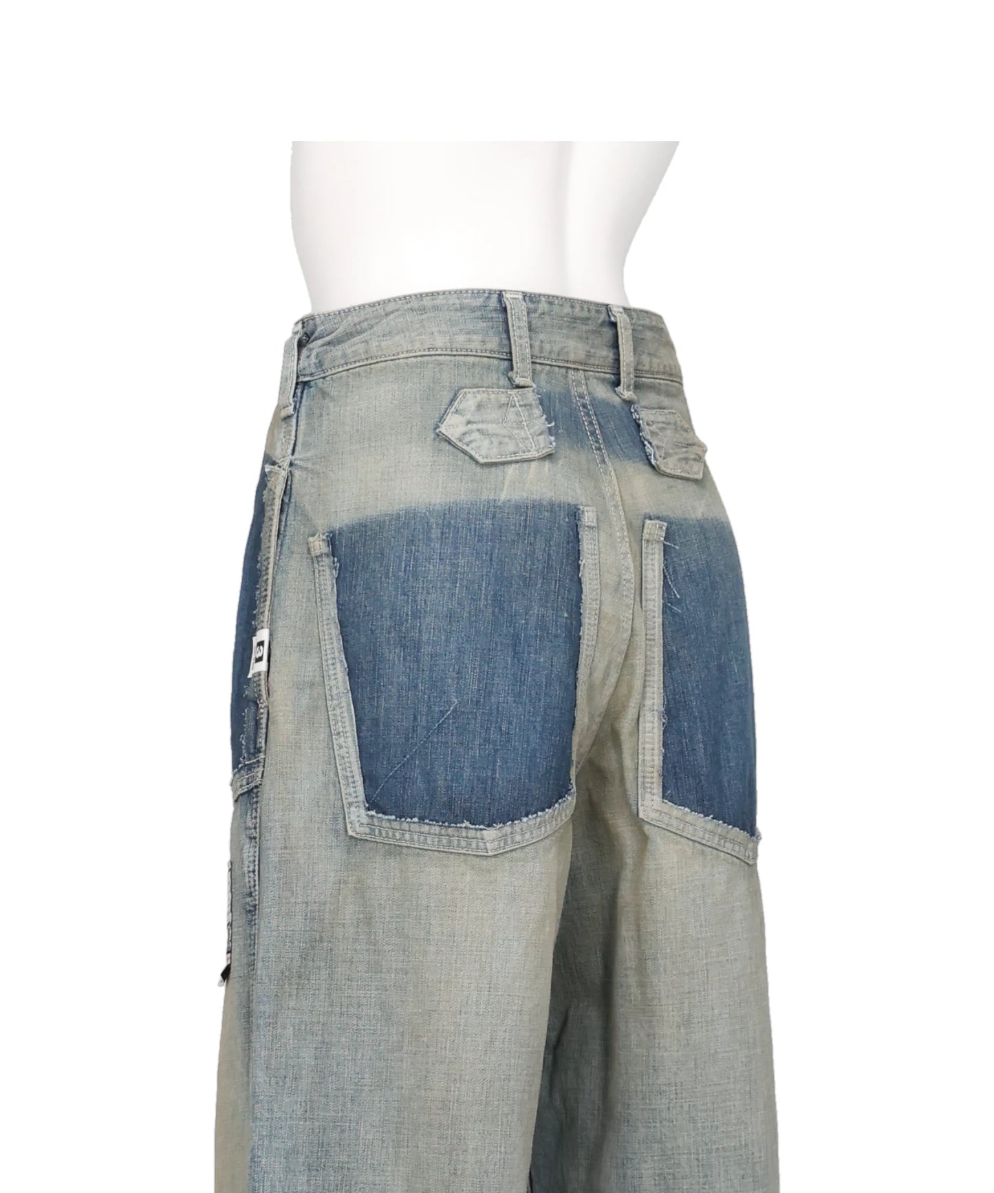 CUT OFF DENIM PANTS