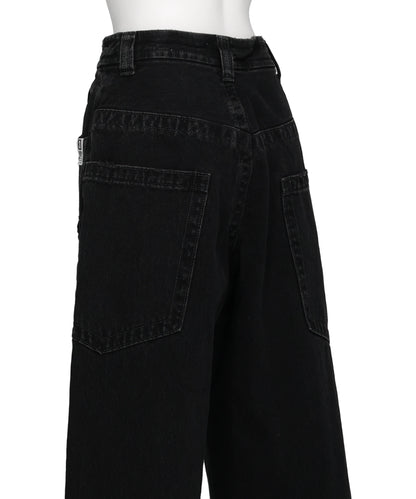 HUGE DETAILS DENIM PANTS
