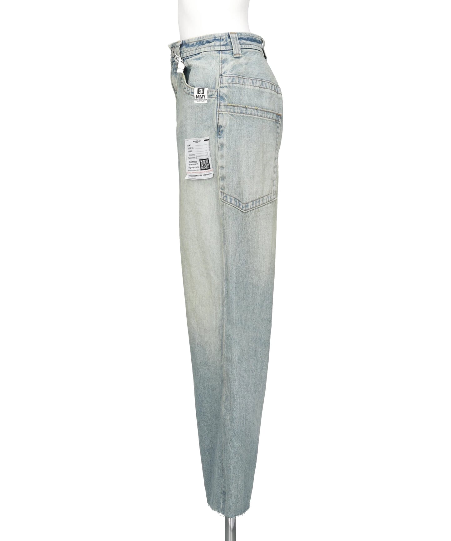 HUGE DETAILS DENIM PANTS