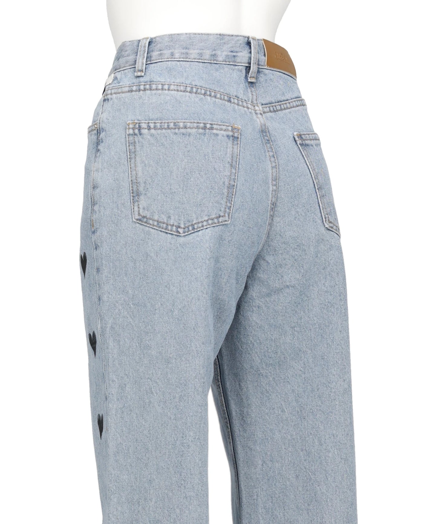 HEART STAMPED JEANS