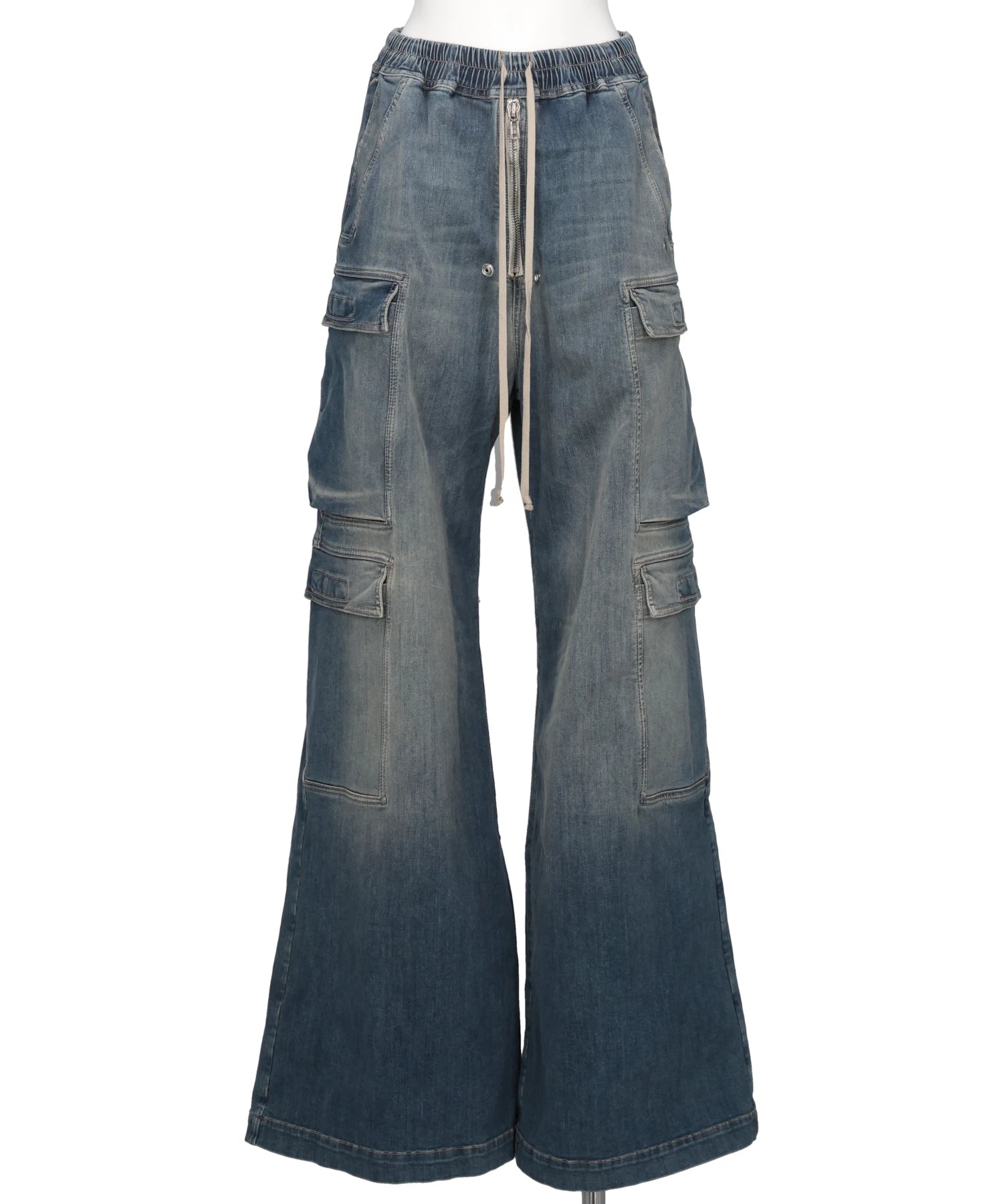 DRKSHDW(ダークシャドウ) 2026SS DOUBLE CARGO JUMBO BELAS - WASHED INDIGO DS01F4324SDWB