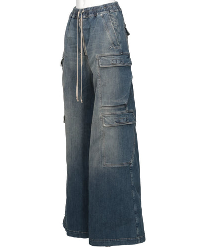 DOUBLE CARGO JUMBO BELAS - WASHED INDIGO