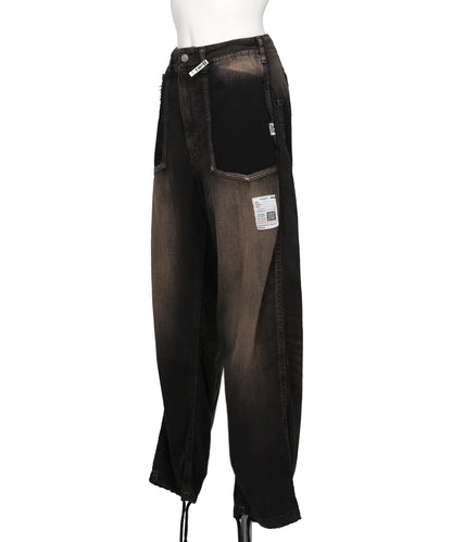 CUT OFF DENIM PANTS