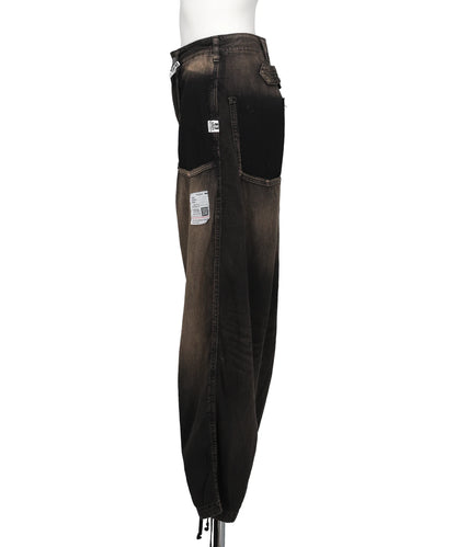 CUT OFF DENIM PANTS