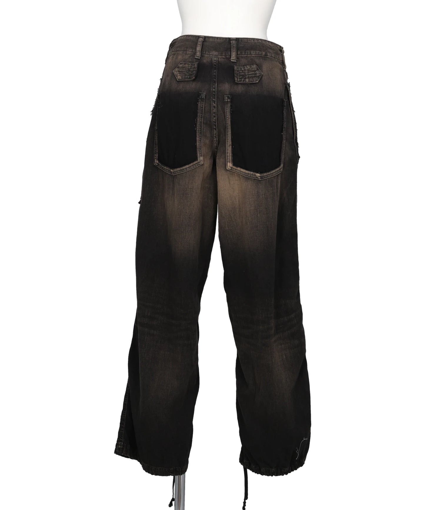 CUT OFF DENIM PANTS