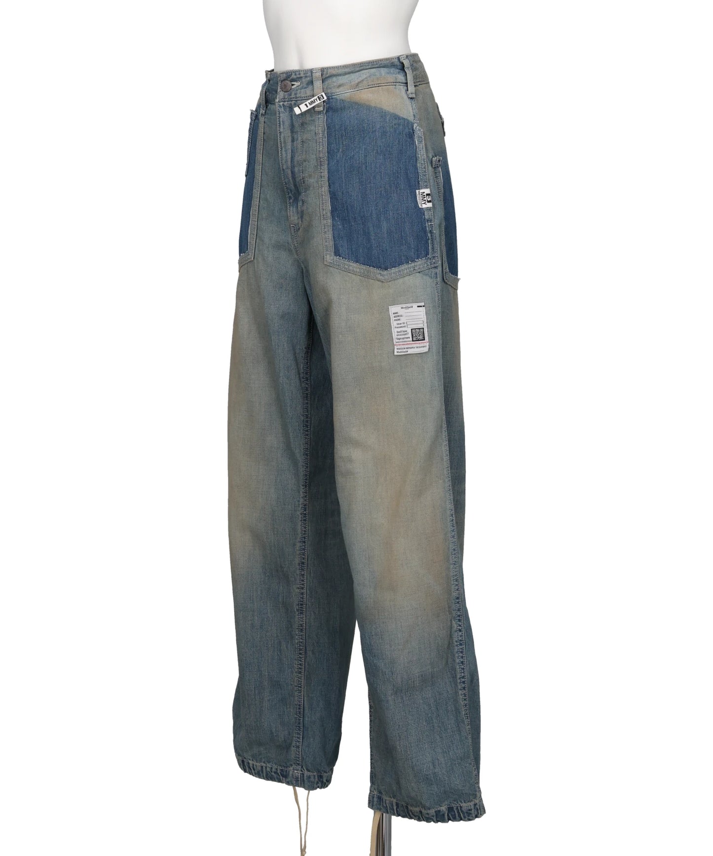 CUT OFF DENIM PANTS