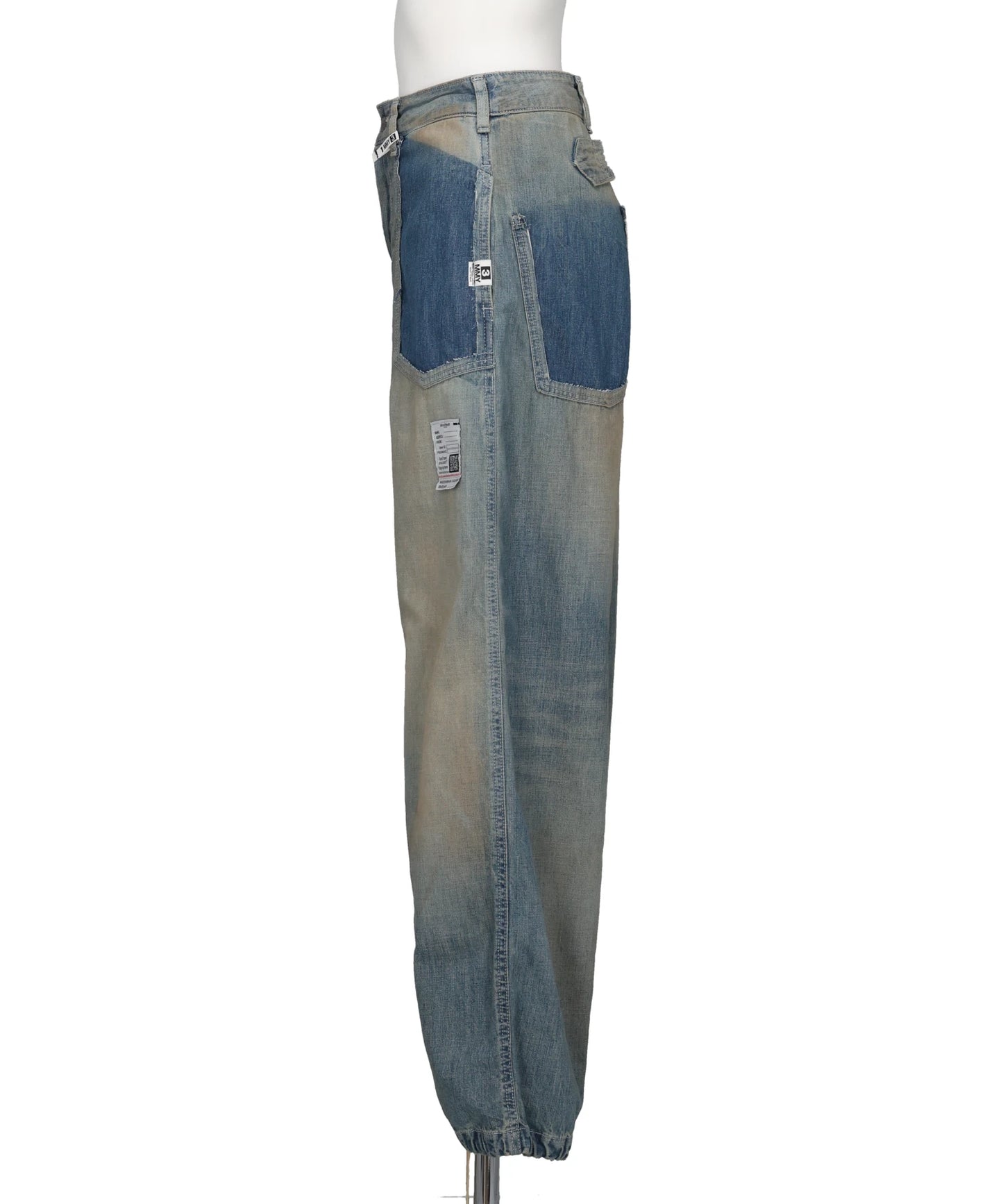 CUT OFF DENIM PANTS