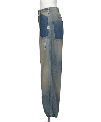 CUT OFF DENIM PANTS