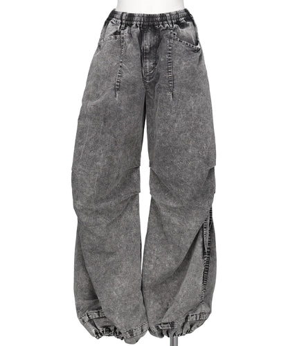 TUCKED BALLOON DENIM