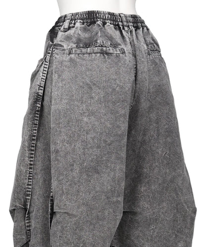 TUCKED BALLOON DENIM