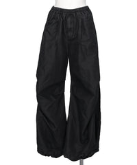 TUCKED BALLOON DENIM