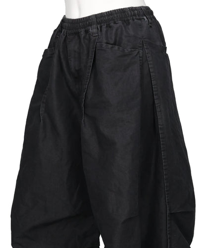 TUCKED BALLOON DENIM