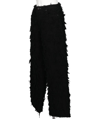 SHAGGY DENIM PANTS