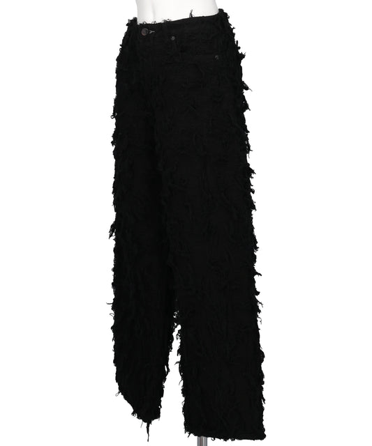 SHAGGY DENIM PANTS