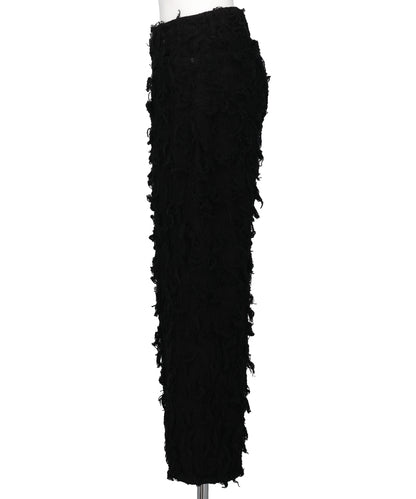 SHAGGY DENIM PANTS
