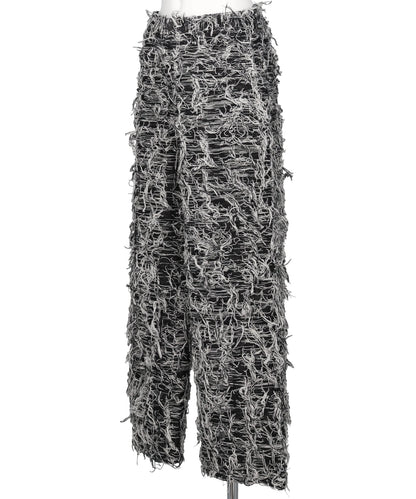 SHAGGY DENIM PANTS