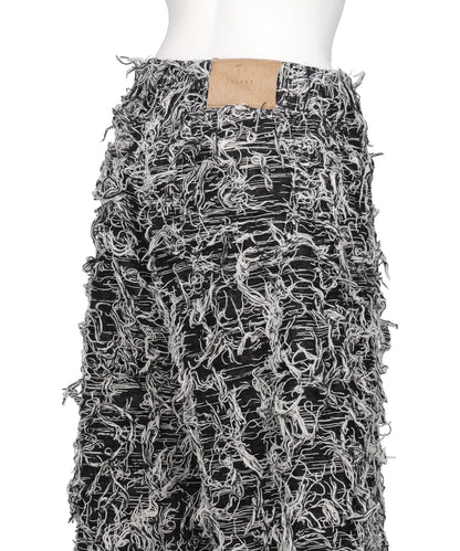 SHAGGY DENIM PANTS
