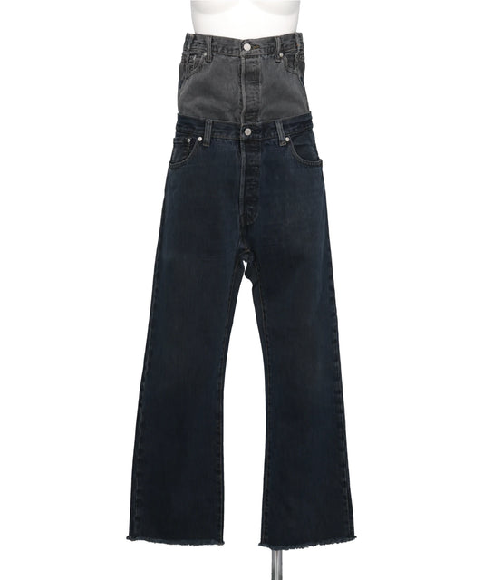 QUIITO(キイト)W WAIST DENIM PT GR