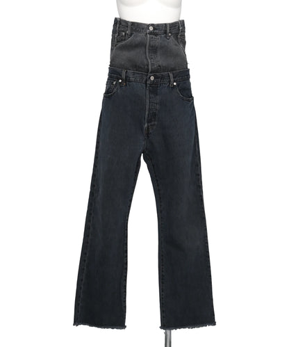 QUIITO(キイト)W WAIST DENIM PT GR