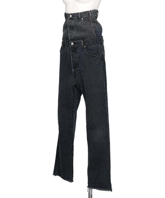 W WAIST DENIM PT GR