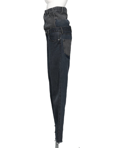 W WAIST DENIM PT GR