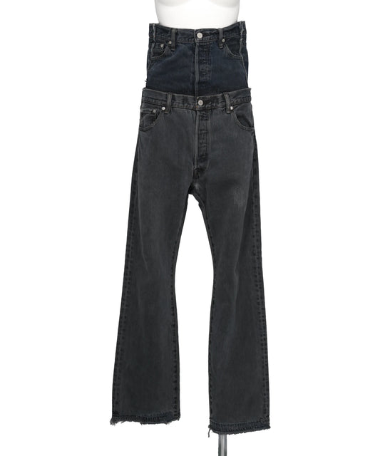 QUIITO(キイト)W WAIST DENIM PT GR