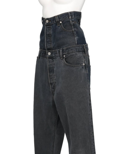 W WAIST DENIM PT GR