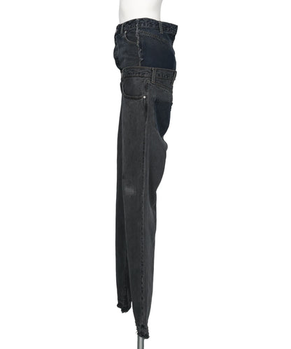 W WAIST DENIM PT GR