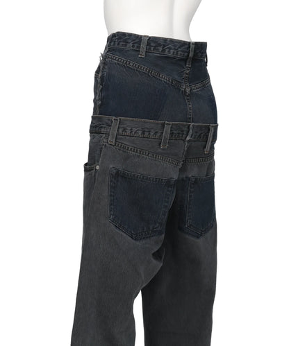 W WAIST DENIM PT GR
