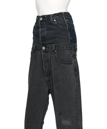 W WAIST DENIM PT GR