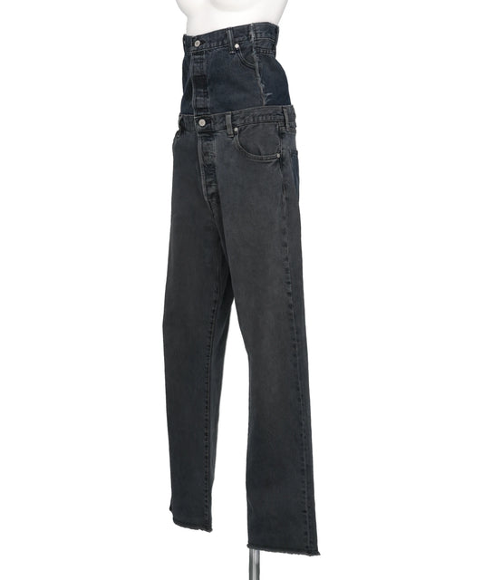 W WAIST DENIM PT GR