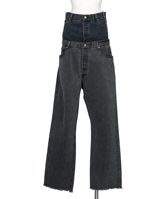 QUIITO(キイト)W WAIST DENIM PT GR