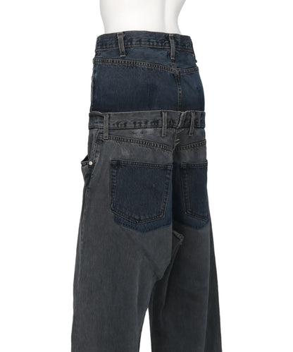 W WAIST DENIM PT GR